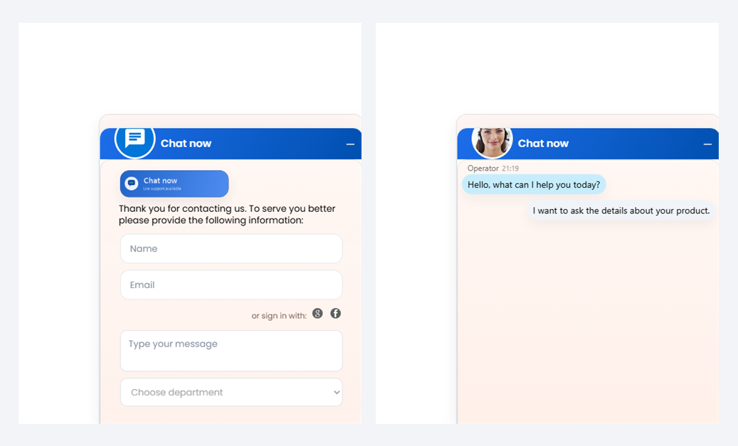 Glassmorphism template